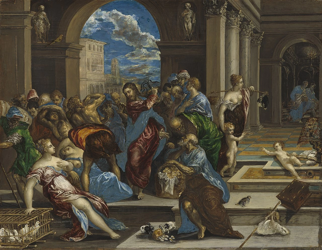 Purificazione del tempio - National Gallery of Art, Washington DC